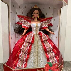 1997 Barbie Happy Holidays 10th Anniversary Doll NRFB
